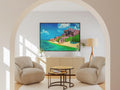 Anse source d'argent no.3, Original Painting – Seychelles Fine Art